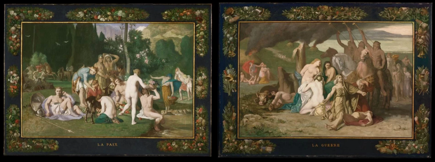 Pierre Puvis de Chavannes - Pace e guerra, Museum of Art, Philadelphia